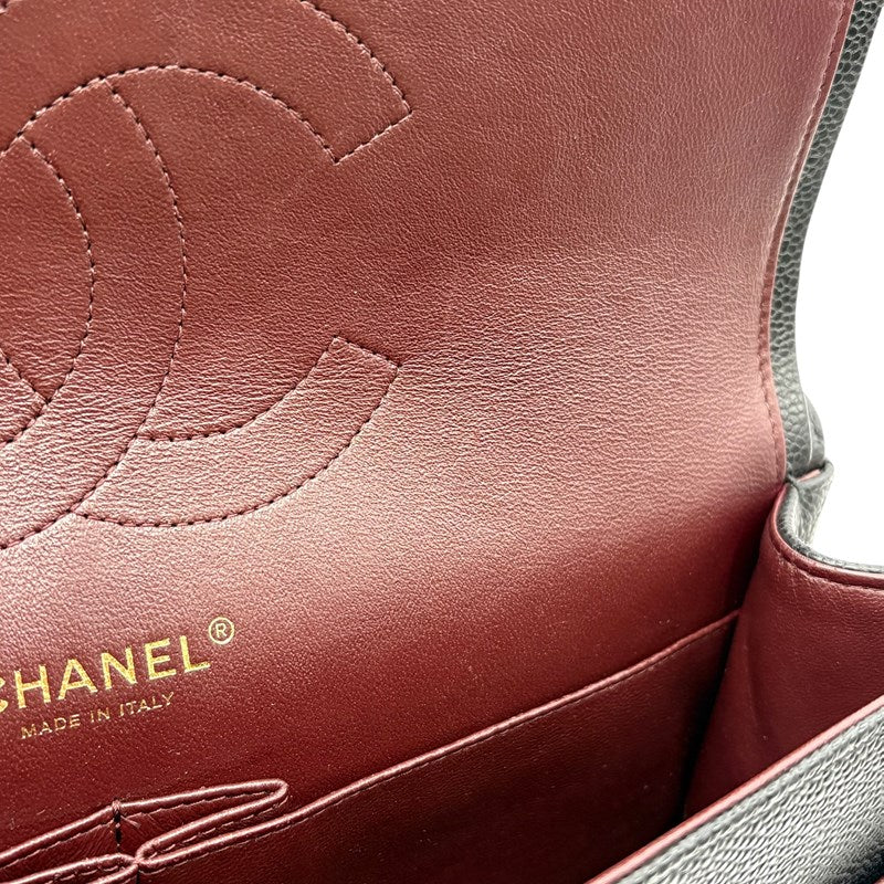 シャネル CHANEL マトラッセ30 A58600 ブラック ゴールド金具 キャビアスキン レディース ショルダーバッグ