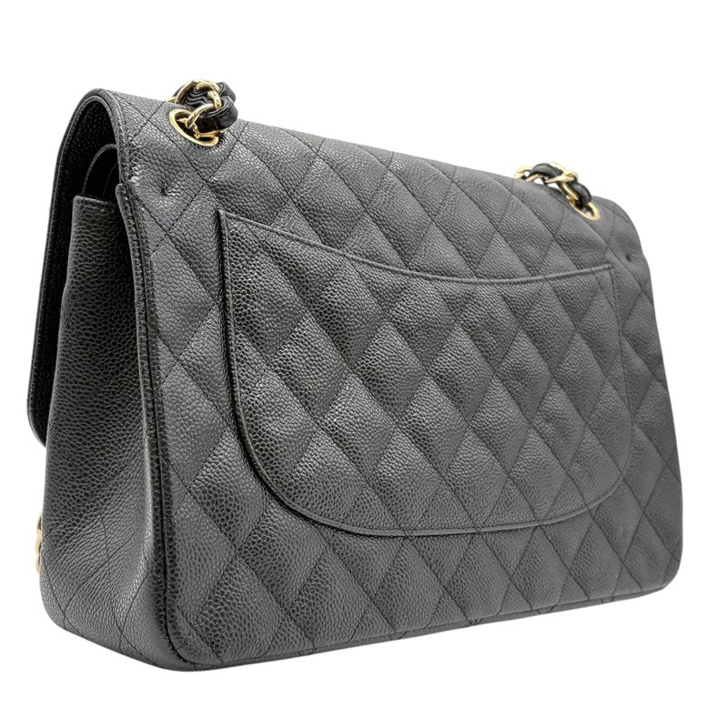 シャネル CHANEL マトラッセ30 A58600 ブラック ゴールド金具 キャビアスキン レディース ショルダーバッグ