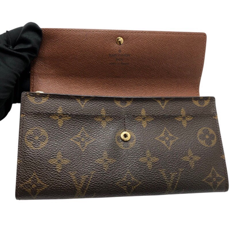 ルイ・ヴィトン LOUIS VUITTON ポルトモネ・クレディ M61726 モノグラム ユニセックス 長財布