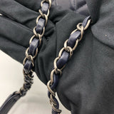 シャネル CHANEL トレンディCCトップハンドルチェーンショルダー ネイビー×SV金具 羊革 ラム レディース ショルダーバッグ