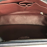シャネル CHANEL トレンディCCトップハンドルチェーンショルダー ネイビー×SV金具 羊革 ラム レディース ショルダーバッグ