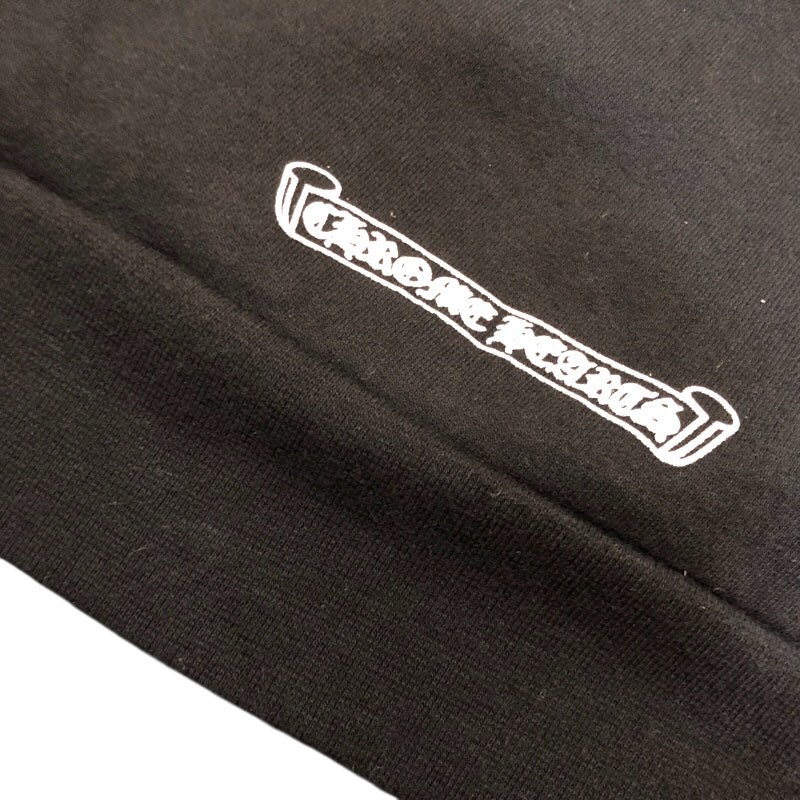 クロムハーツ CHROME HEARTS ホースシュープリント プルオーバー パーカー ブラック コットン メンズ パーカー