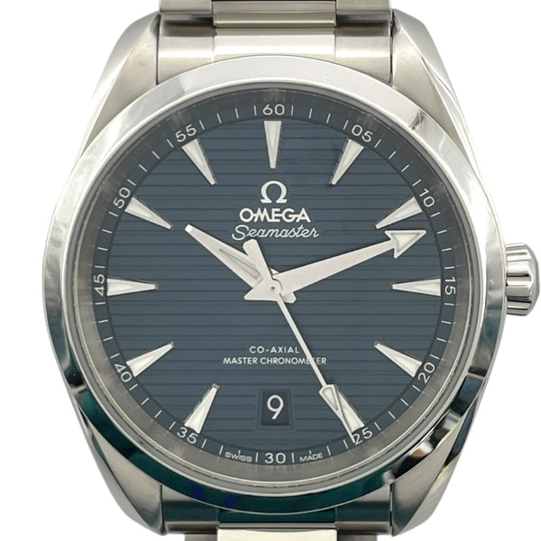 オメガ OMEGA シーマスター アクアテラ 150M コーアクシャル マスタークロノメーター 220.10.38.20.03.001 ネイビー SS 自動巻き メンズ 腕時計