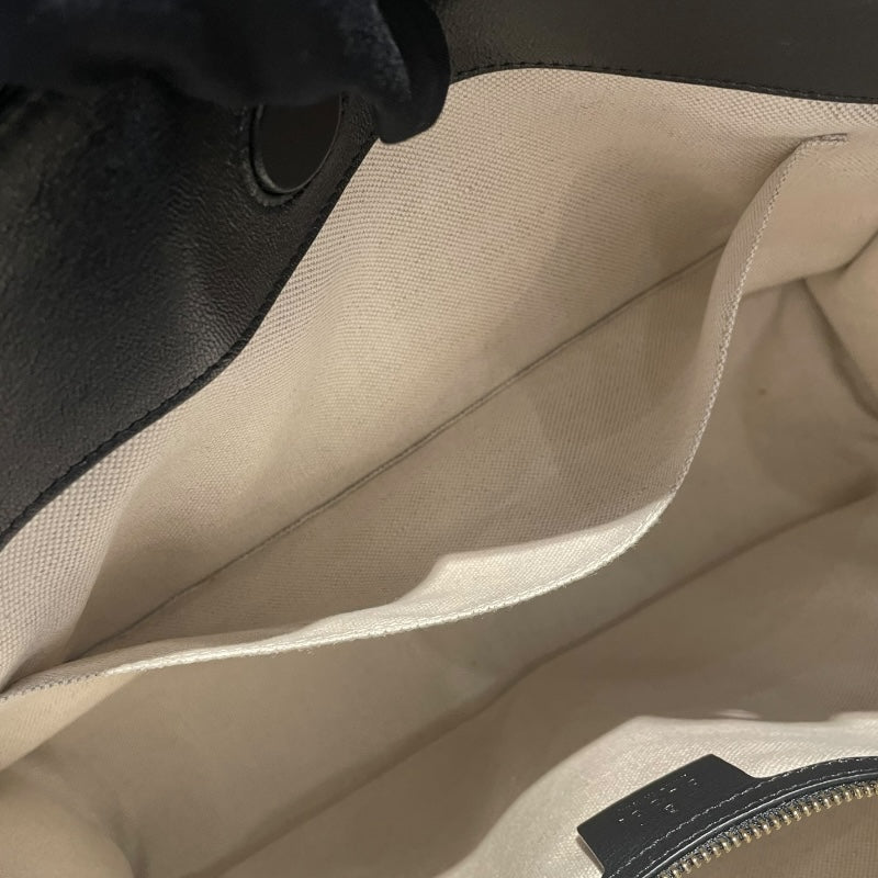 グッチ GUCCI ホースビット 1955 トートバッグ 623694 ブラック/ゴールド金具 シャイニーレザー レディース トートバッグ