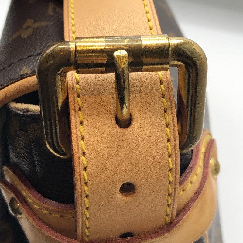 ルイ・ヴィトン LOUIS VUITTON ハドソンPM M40027 ブラウン モノグラム レディース ショルダーバッグ