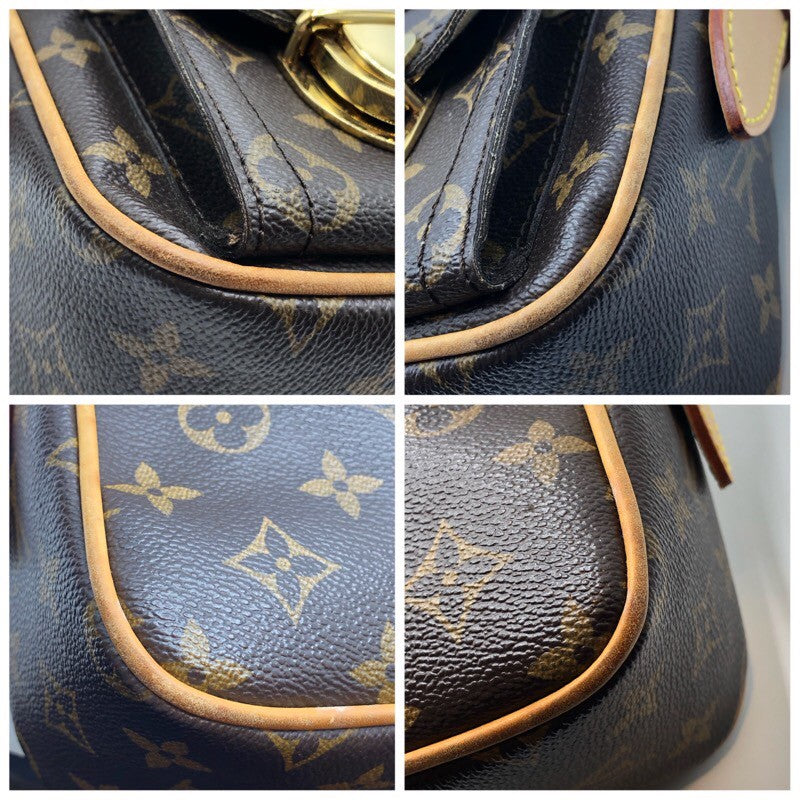 ルイ・ヴィトン LOUIS VUITTON ハドソンPM M40027 ブラウン モノグラム レディース ショルダーバッグ