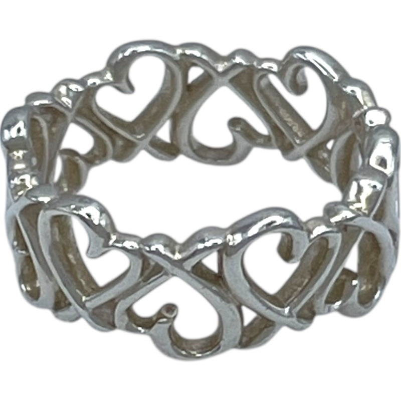 ティファニー TIFFANY＆CO ラビングハートリング シルバー AG925 ジュエリー