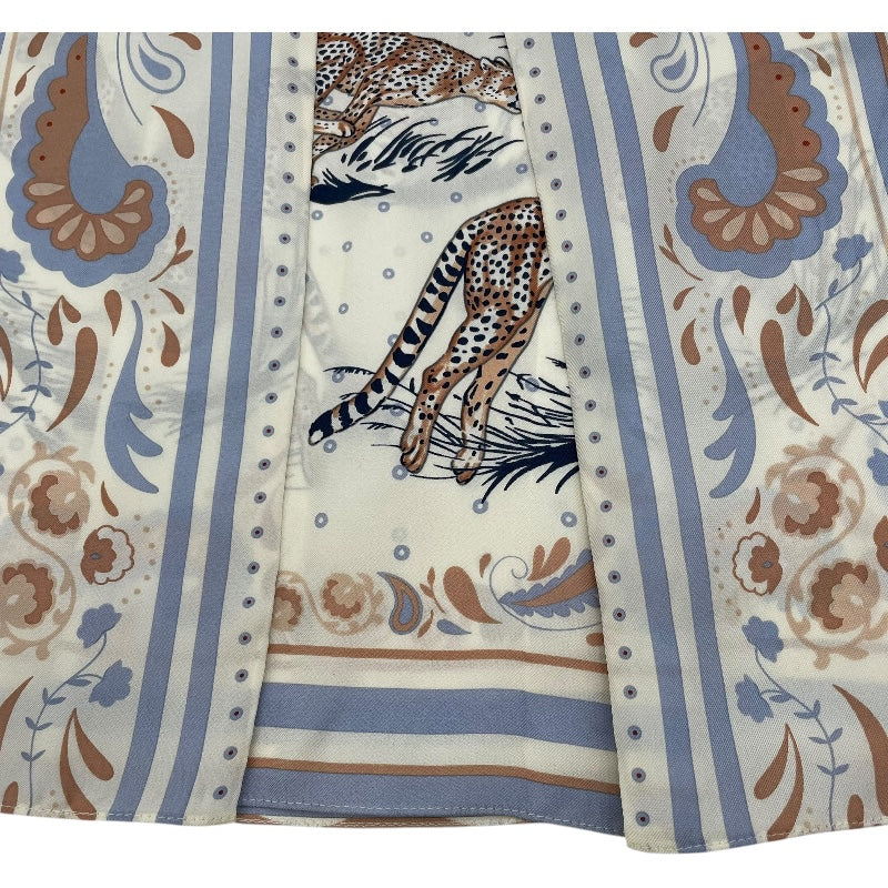 エルメス HERMES スカート 5E0343DS アイボリー シルク レディース スカート