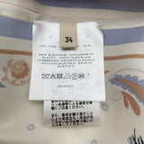 エルメス HERMES スカート 5E0343DS アイボリー シルク レディース スカート