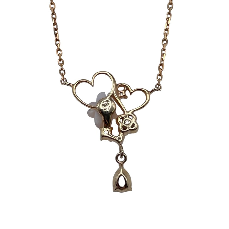 サマンサティアラ Samantha Tiara SV マルチストーンネックレス ピンクゴールド SV ジュエリー