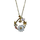 サマンサティアラ Samantha Tiara SV刻印 マルチストーンネックレス ゴールド SV ジュエリー