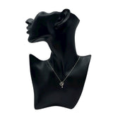 ヨンドシー 4℃ ハートモチーフ 石付きネックレス シルバー SV925 ジュエリー