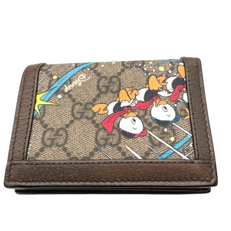 グッチ GUCCI ディズニーコラボ コンパクトウォレット 648121 GGスプリーム ユニセックス 二つ折り財布