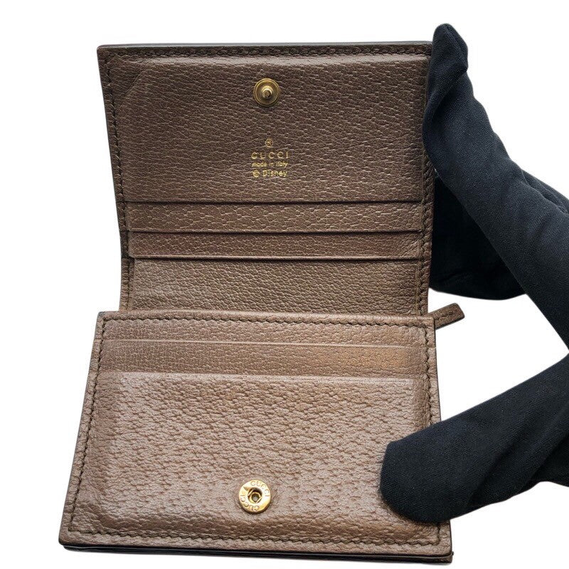 グッチ GUCCI ディズニーコラボ コンパクトウォレット 648121 GGスプリーム ユニセックス 二つ折り財布