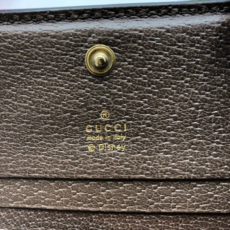 グッチ GUCCI ディズニーコラボ コンパクトウォレット 648121 GGスプリーム ユニセックス 二つ折り財布