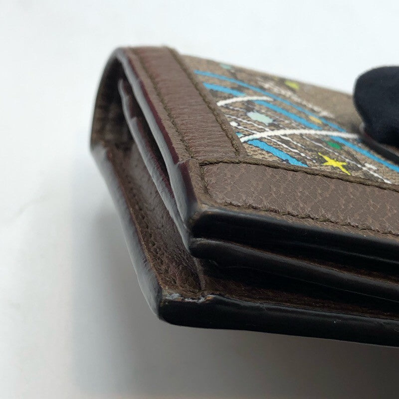 グッチ GUCCI ディズニーコラボ コンパクトウォレット 648121 GGスプリーム ユニセックス 二つ折り財布
