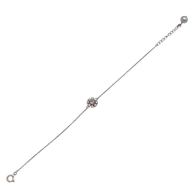 サマンサティアラ Samantha Tiara K10 マルチストーンブレス ピンクゴールド K10 ジュエリー