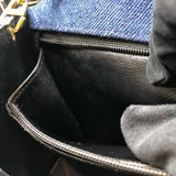 シャネル CHANEL 台形デニムチェーンショルダー デニム レディース ショルダーバッグ