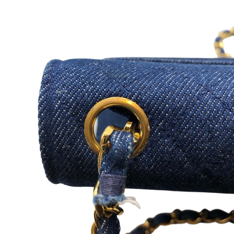 シャネル CHANEL 台形デニムチェーンショルダー デニム レディース ショルダーバッグ