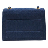 シャネル CHANEL 台形デニムチェーンショルダー デニム レディース ショルダーバッグ