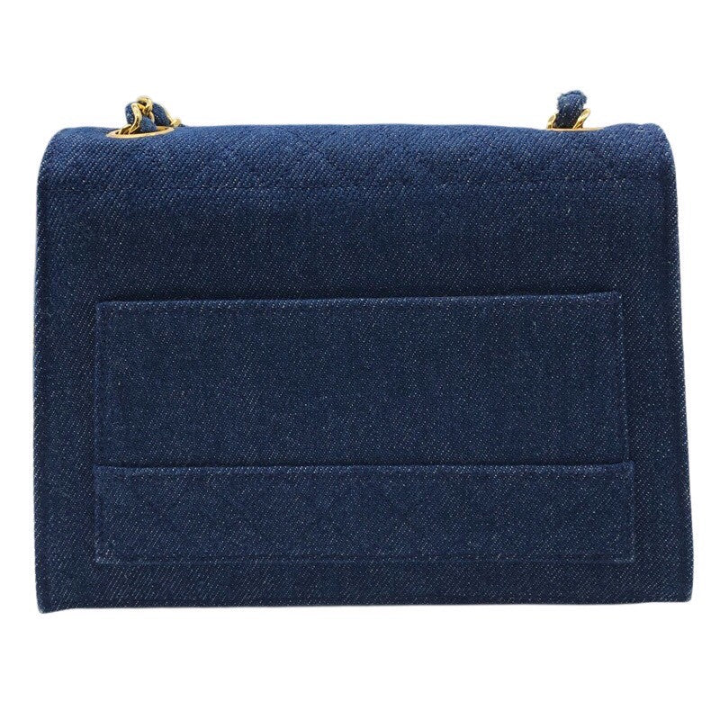 シャネル CHANEL 台形デニムチェーンショルダー デニム レディース ショルダーバッグ