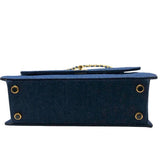 シャネル CHANEL 台形デニムチェーンショルダー デニム レディース ショルダーバッグ