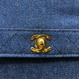 シャネル CHANEL 台形デニムチェーンショルダー デニム レディース ショルダーバッグ