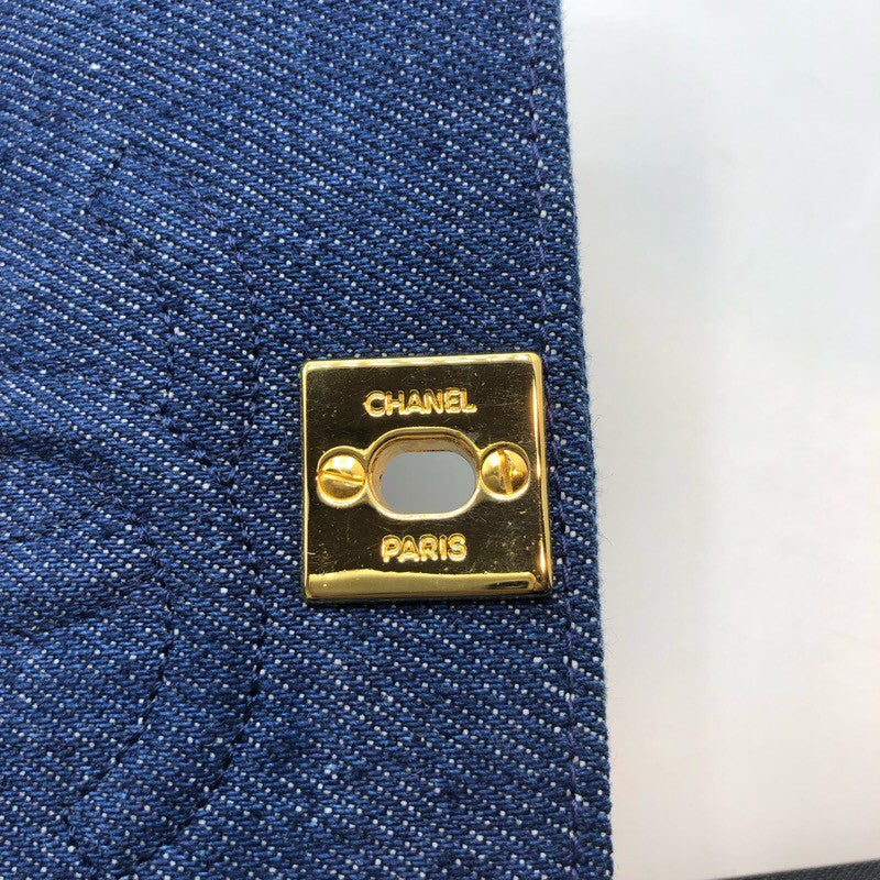 シャネル CHANEL 台形デニムチェーンショルダー デニム レディース ショルダーバッグ