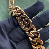 グッチ GUCCI ブロンディ2WAYショルダーバッグ 699268 グリーン スエード レディース ショルダーバッグ