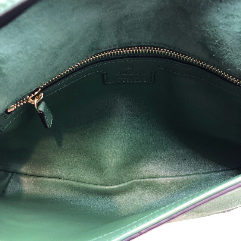 グッチ GUCCI ブロンディ2WAYショルダーバッグ 699268 グリーン スエード レディース ショルダーバッグ