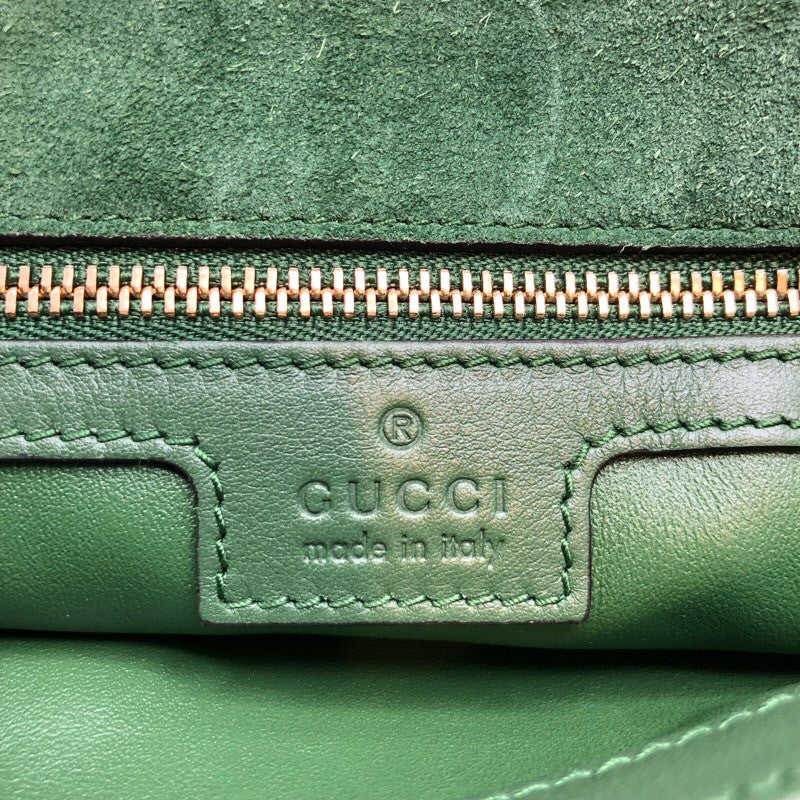 グッチ GUCCI ブロンディ2WAYショルダーバッグ 699268 グリーン スエード レディース ショルダーバッグ