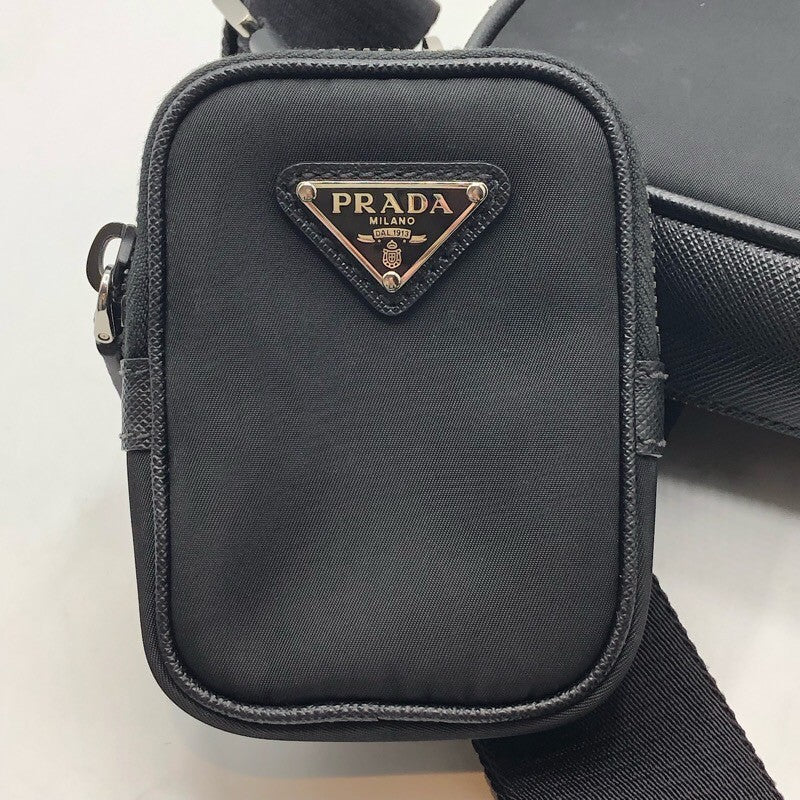 プラダ PRADA RE-Nylon ショルダーバッグ 2VH070 ブラック ナイロン レディース ショルダーバッグ
