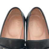 エルメス HERMES モカシンパリローファー H201199Z ブラック レディース ローファー