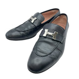 エルメス HERMES モカシンパリローファー H201199Z ブラック レディース ローファー