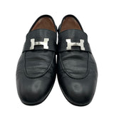 エルメス HERMES モカシンパリローファー H201199Z ブラック レディース ローファー