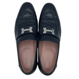 エルメス HERMES モカシンパリローファー H201199Z ブラック レディース ローファー