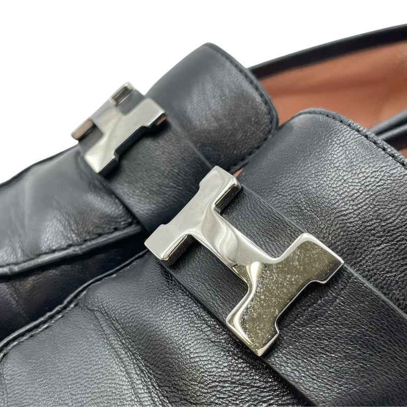 エルメス HERMES モカシンパリローファー H201199Z ブラック レディース ローファー