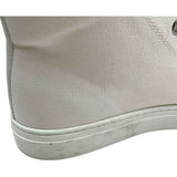 エルメス HERMES イリコワッペンハイカットスニーカー ホワイト キャンバス レディース スニーカー