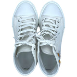 エルメス HERMES イリコワッペンハイカットスニーカー ホワイト キャンバス レディース スニーカー