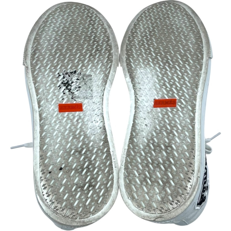 エルメス HERMES イリコワッペンハイカットスニーカー ホワイト キャンバス レディース スニーカー