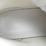 エルメス HERMES イリコワッペンハイカットスニーカー ホワイト キャンバス レディース スニーカー