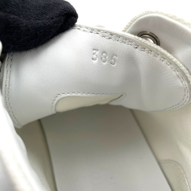 エルメス HERMES イリコワッペンハイカットスニーカー ホワイト キャンバス レディース スニーカー