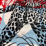 エルメス HERMES JUNGLE LOVEツイルレーヌニットセーター 3E2816D3 レッド 絹 レディース セーター