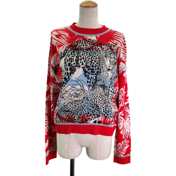 エルメス HERMES JUNGLE LOVEツイルレーヌニットセーター 3E2816D3  
