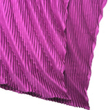 イッセイ ミヤケ ISSEY MIYAKE プリーツノースリーブワンピース IM23FH162 パープル ポリエステル レディース ワンピース