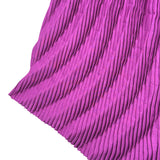 イッセイ ミヤケ ISSEY MIYAKE プリーツノースリーブワンピース IM23FH162 パープル ポリエステル レディース ワンピース