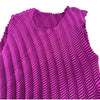 イッセイ ミヤケ ISSEY MIYAKE プリーツノースリーブワンピース IM23FH162 パープル ポリエステル レディース ワンピース