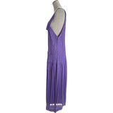 イッセイ ミヤケ ISSEY MIYAKE PLEATS PLEASE ISSEI プリーツサロペットパンツ P31JI395 パープル ポリエステル レディース サロペット
