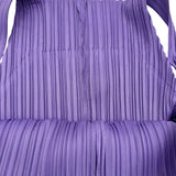 イッセイ ミヤケ ISSEY MIYAKE PLEATS PLEASE ISSEI プリーツサロペットパンツ P31JI395 パープル ポリエステル レディース サロペット