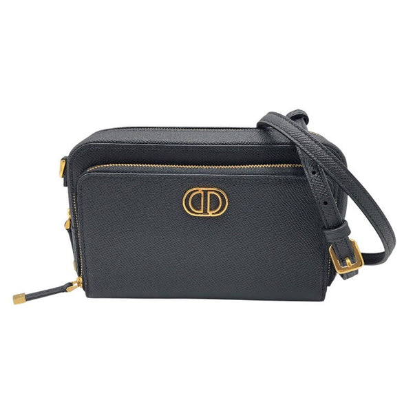 クリスチャン・ディオール Christian Dior カロ　ダブルポーチ ショルダーバッグ S7431UBAE ブラック カーフ レディース ショルダーバッグ